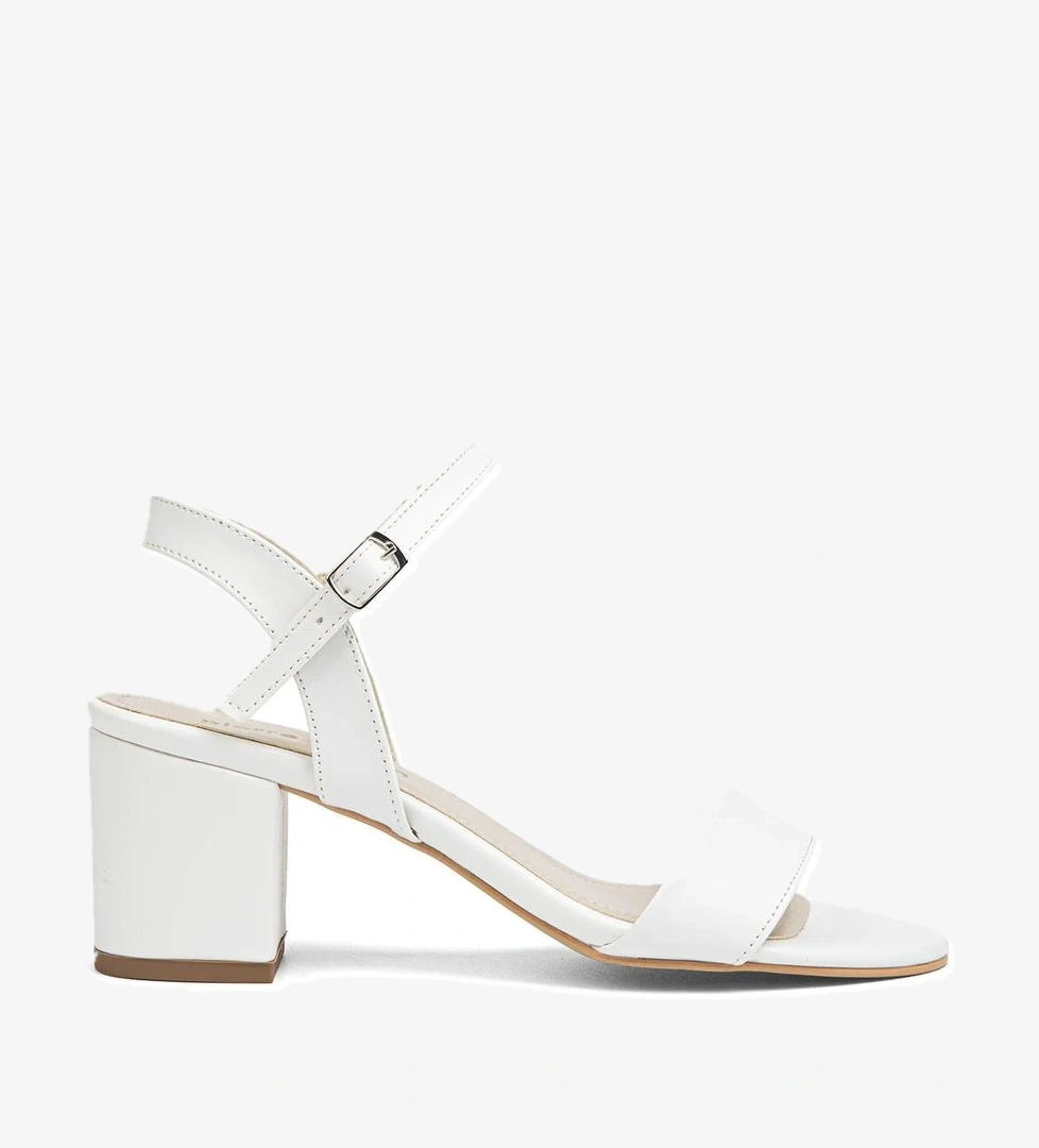 ® | PC-51863-3822 Beyaz Cilt - Kadın Topuklu Ayakkabı