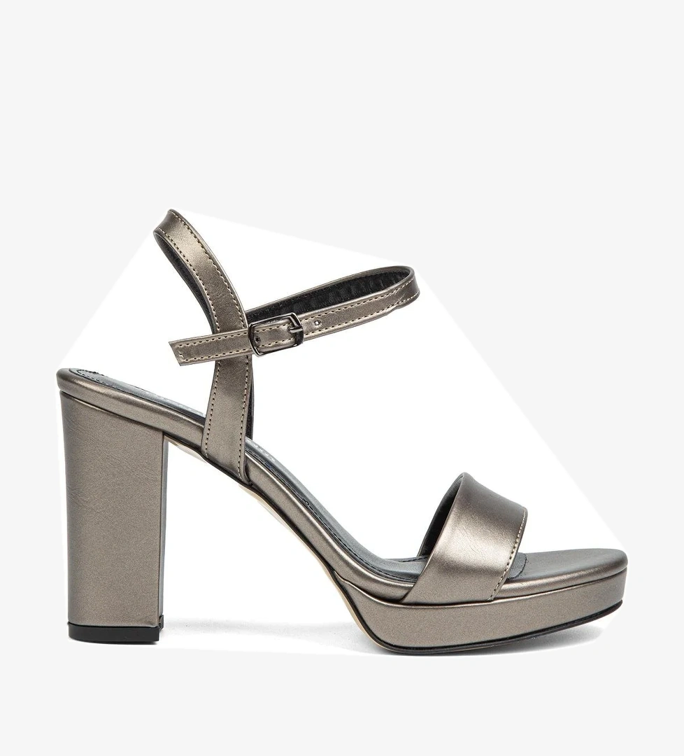 ® | PC-52370-3822 Platin Cilt - Kadın Topuklu Ayakkabı