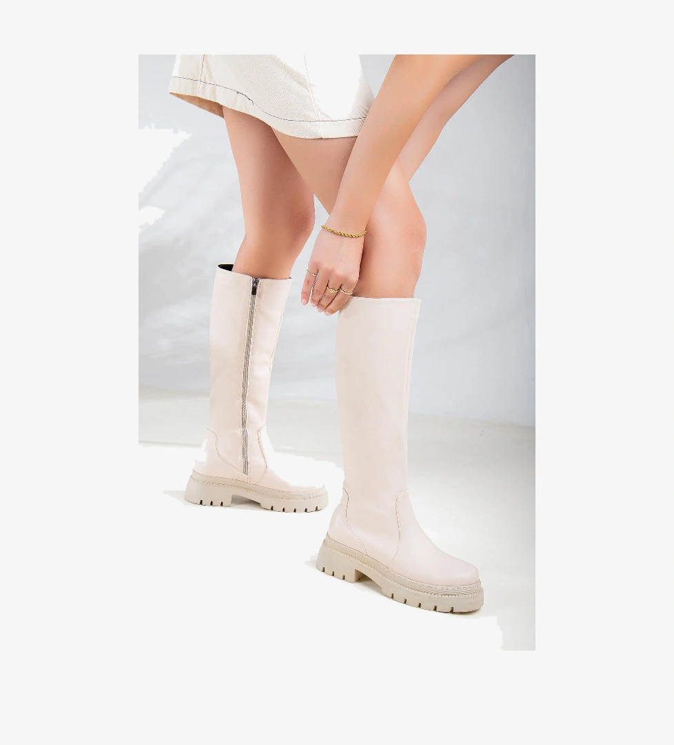 D9500 Garantili Ürün Soğuk Geçirmez Kadın Kışlık Çizme