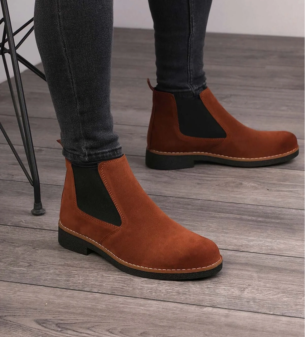 Freemax Unisex Chelsea Bot Garantili Ürün .30141 SÜET TABA