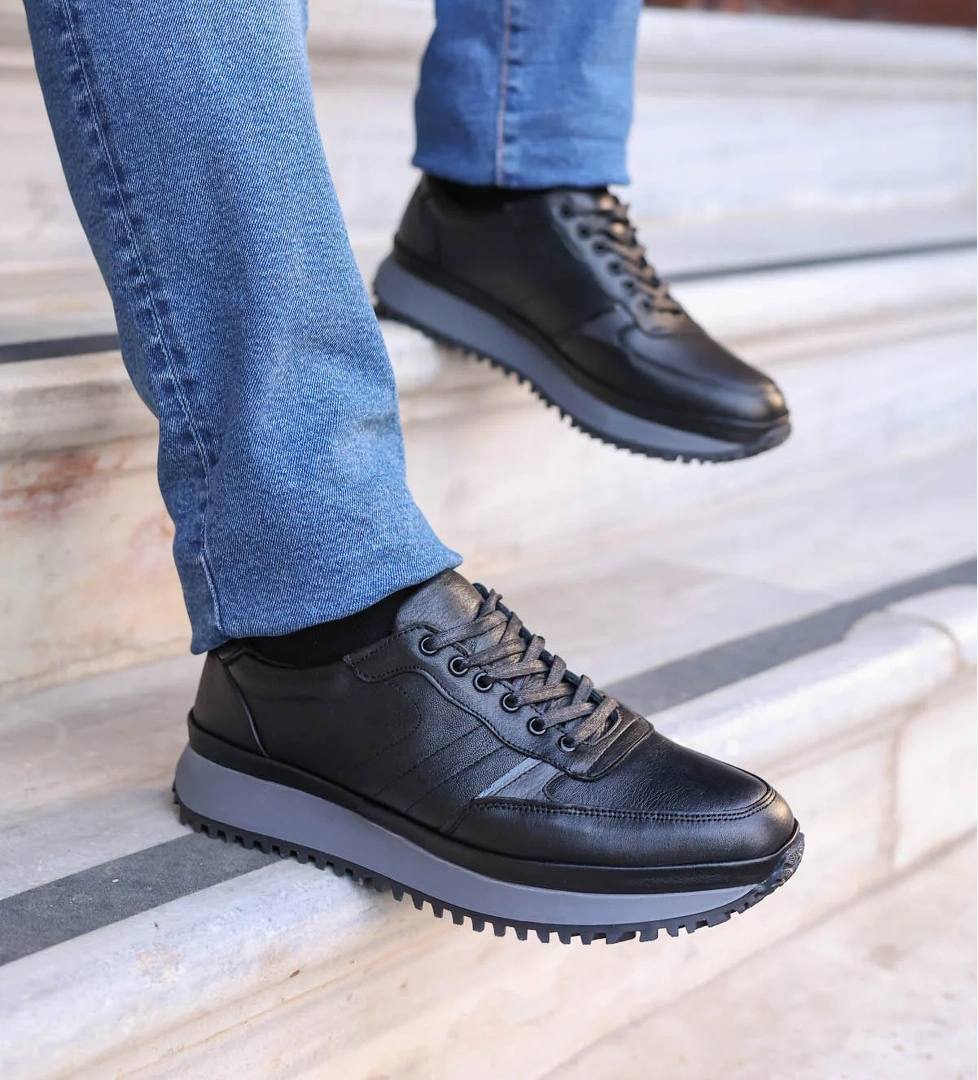 Hakiki Deri Erkek Spor Ayakkabı 722MA872 - Görsel 1