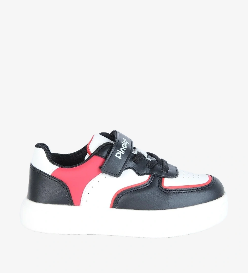 Pinokyo Natural Syh-Krmz Cırtlı Erkek Çocuk Spor Ayakkabı model görseli