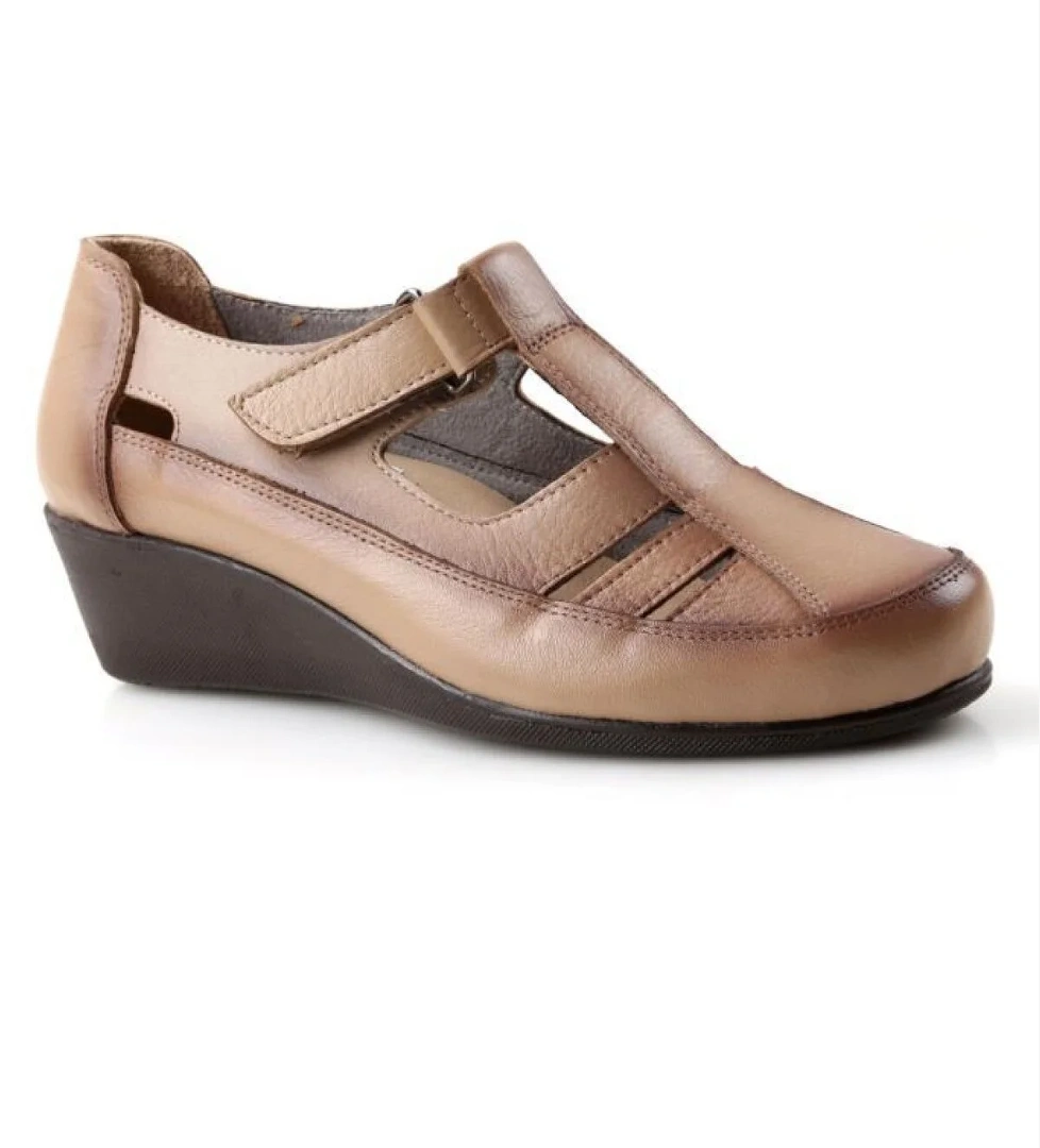 Scavia 02131 Orto Pedik Kadın Deri Günlük Ayakkabı - Görsel 1