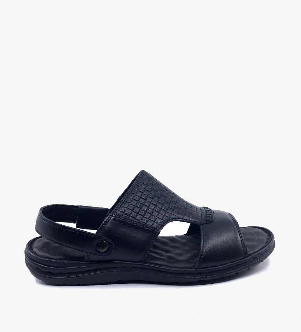 Tardelli̇ Tardelli 193 Deri Siyah Erkek Sandalet model görseli