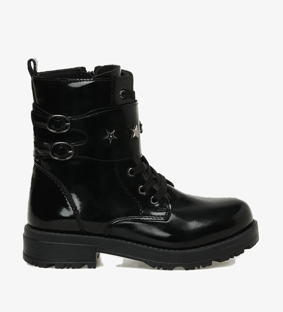 Bınono BINONO LOLE-1F 3PR Siyah Kız Çocuk Worker Bot - Görsel 1