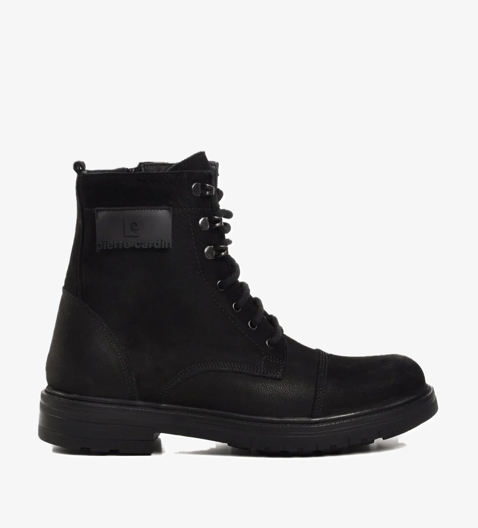 Pierre Cardin 381800 Siyah Nubuk Hakiki Deri Erkek Bot model görseli