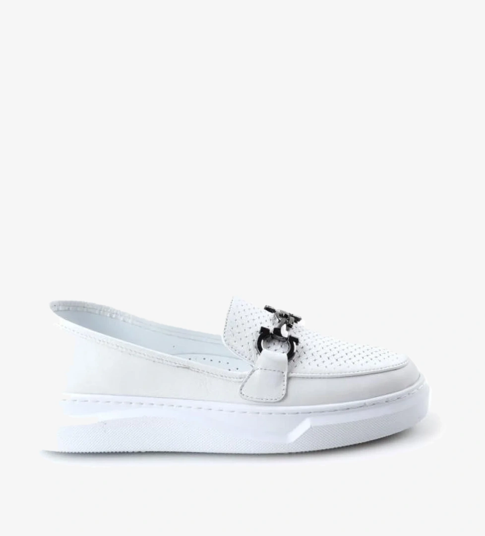 Well Foot 23102 Orto Pedik Kadın Loafer Günlük Hakiki Deri Ayakkabı model görseli