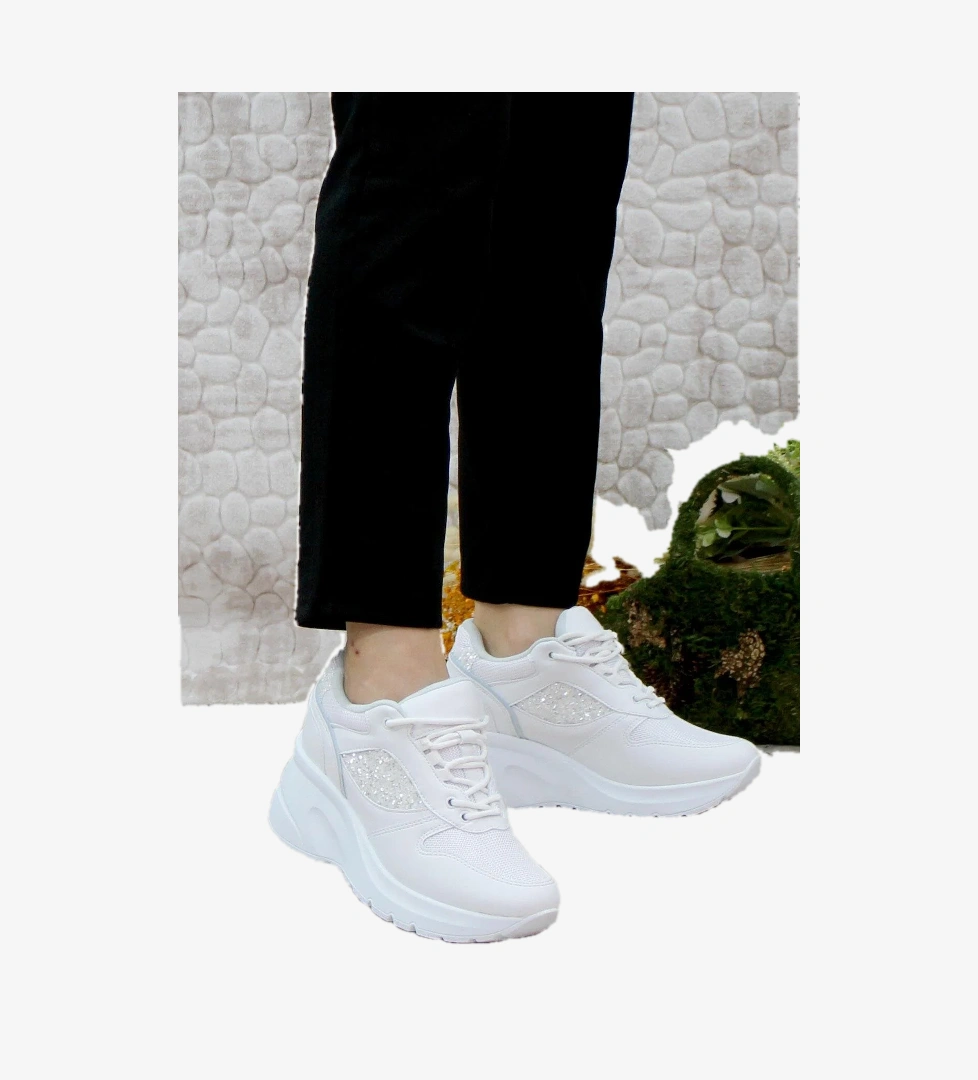 Mehmet Mete 185 Anatomik Dolgu Taban Kadın Spor Ayakkabı model görseli