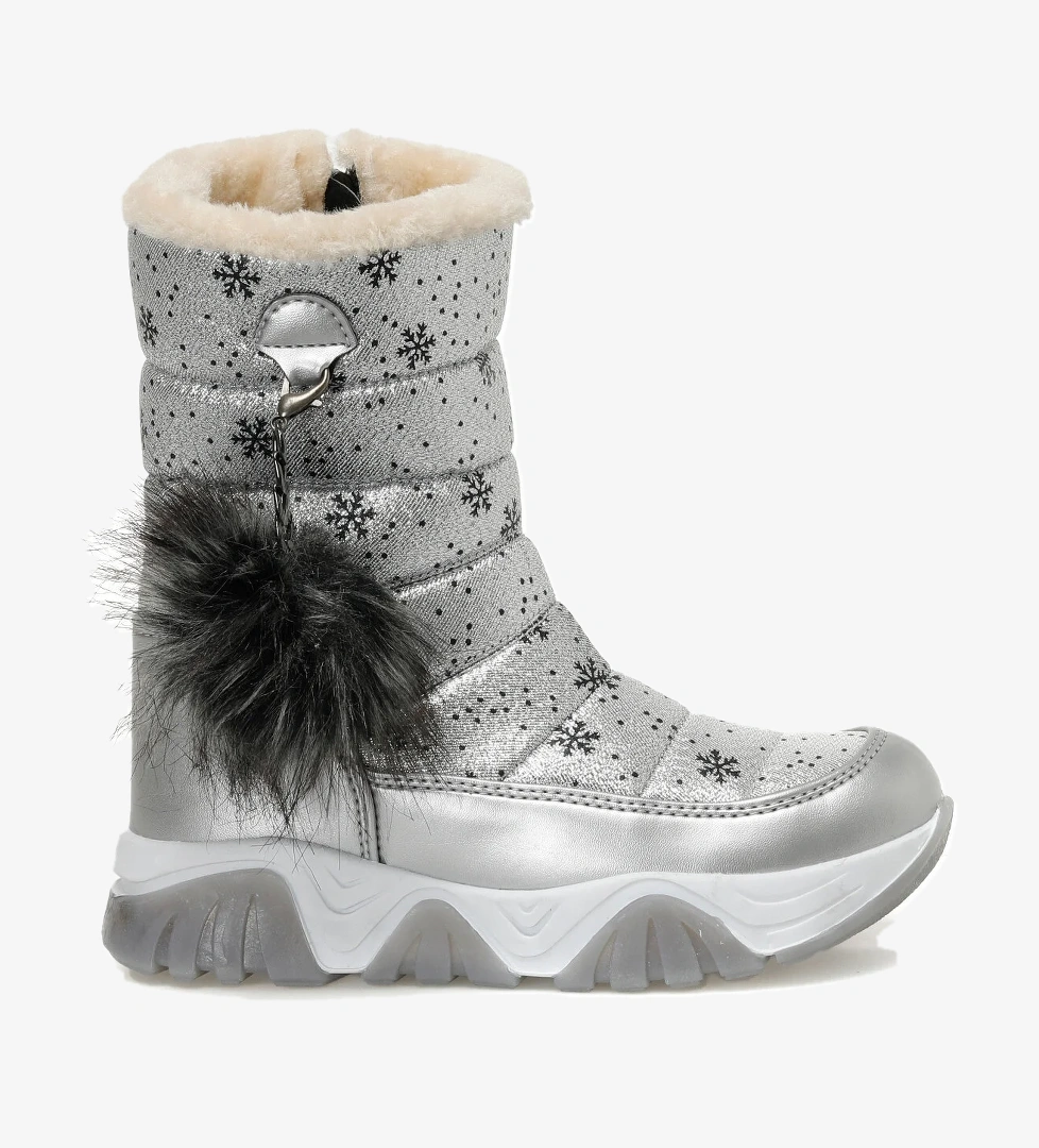 Bınono BINONO LENO F 3PR Gri Kız Çocuk Kar Botu - Görsel 1