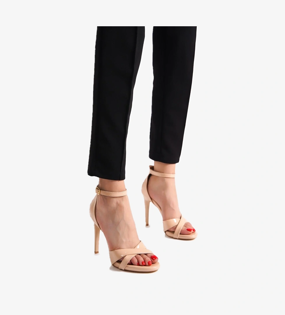 Pearl Ten Rugan Platform Topuklu Abiye Ayakkabı