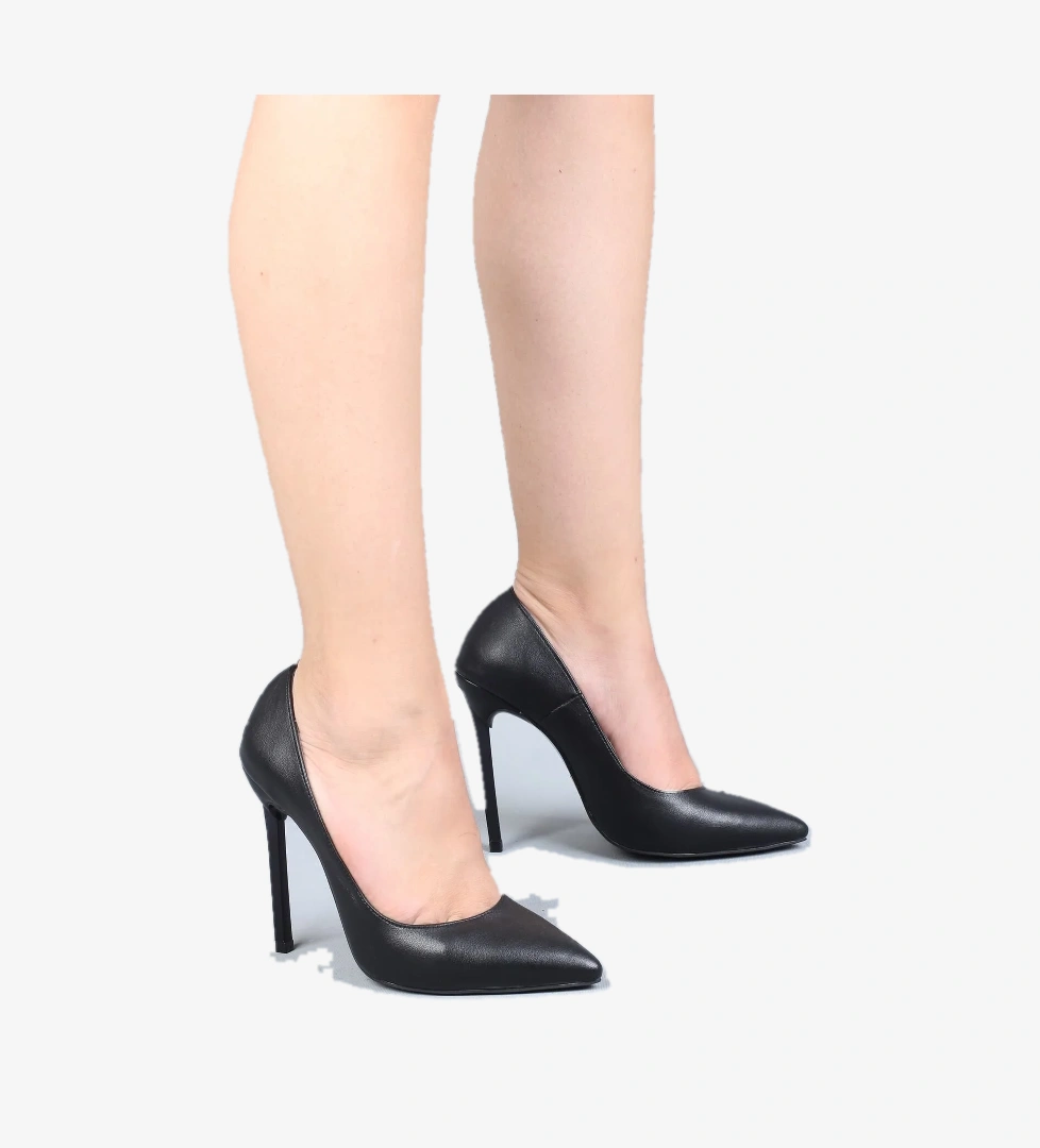 Modabuymuş Siyah Renk Yüksek Topuklu Stiletto - Lapita model görseli