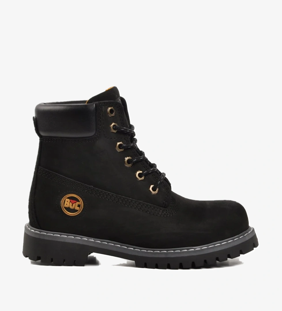 Bulldozer 240602 Siyah Tarçın Nubuk Hakiki Deri Bağcıklı Unisex Bot model görseli