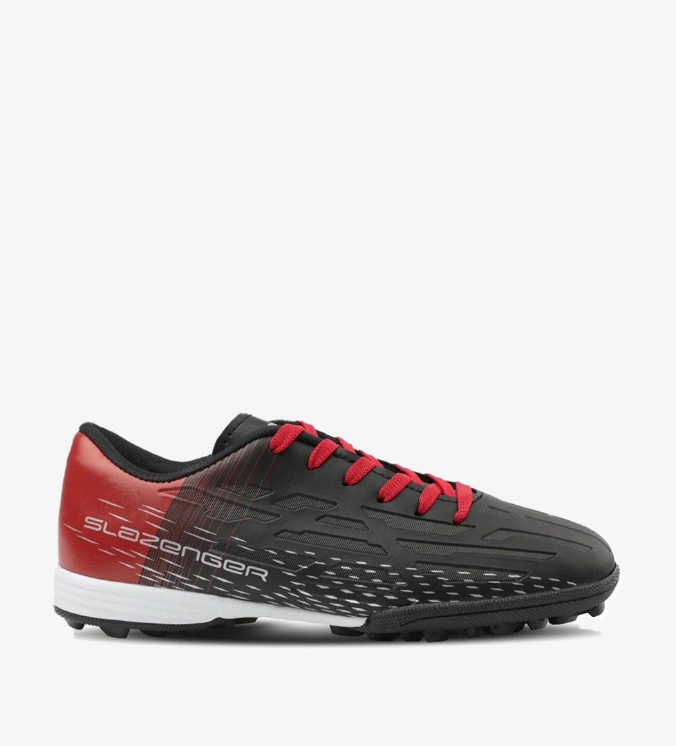 SCORE I HS Futbol Erkek Halı Saha Ayakkabı Siyah / Kırmızı
