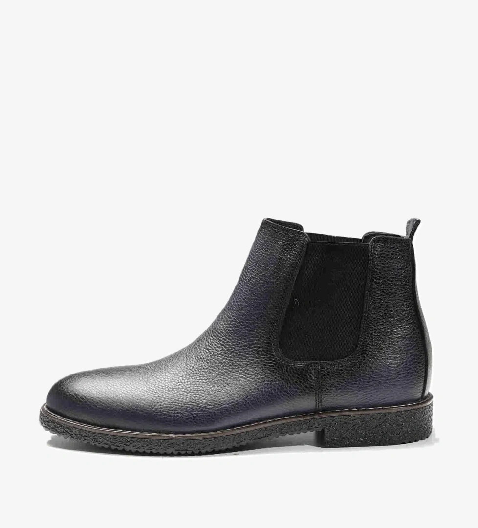 Dufy Erkek Deri Düz Bot - model görseli