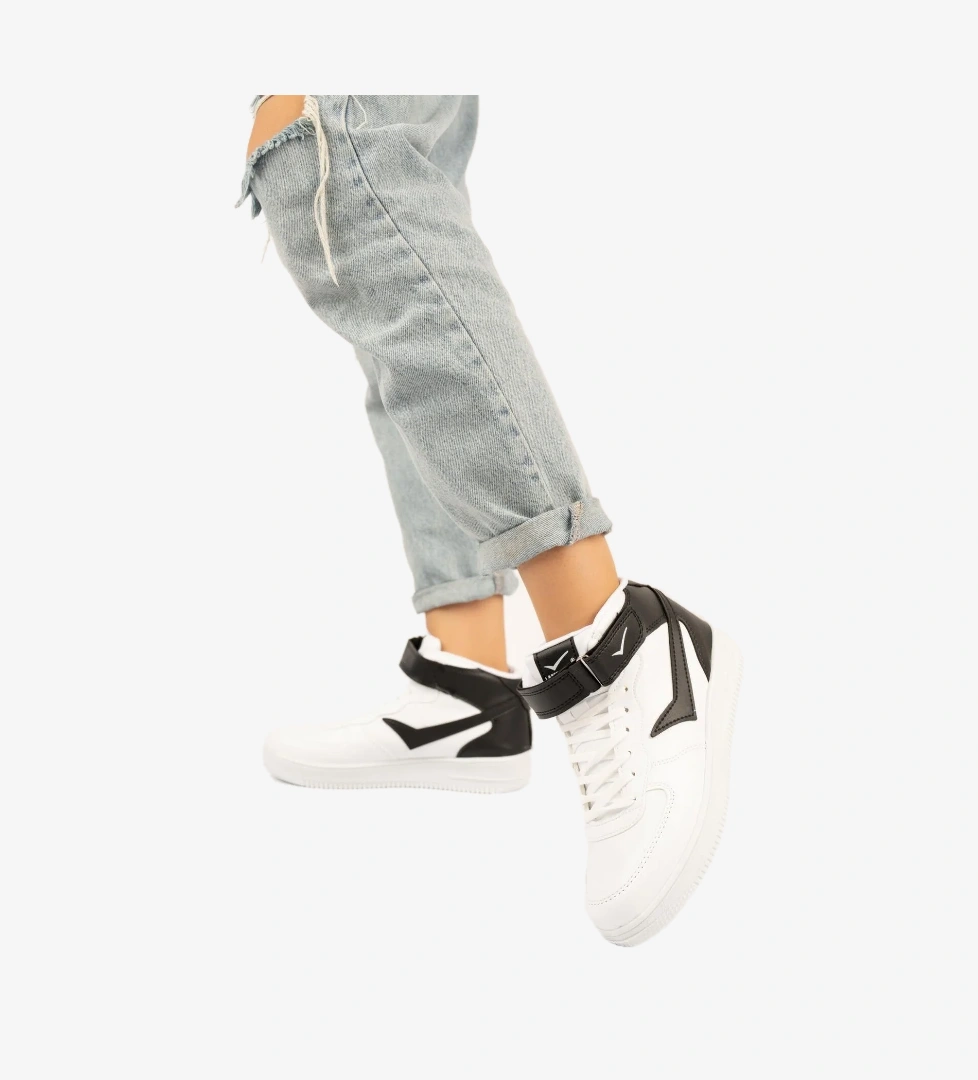 Uzun Bilekli Spor Sneakers Ayakkabı