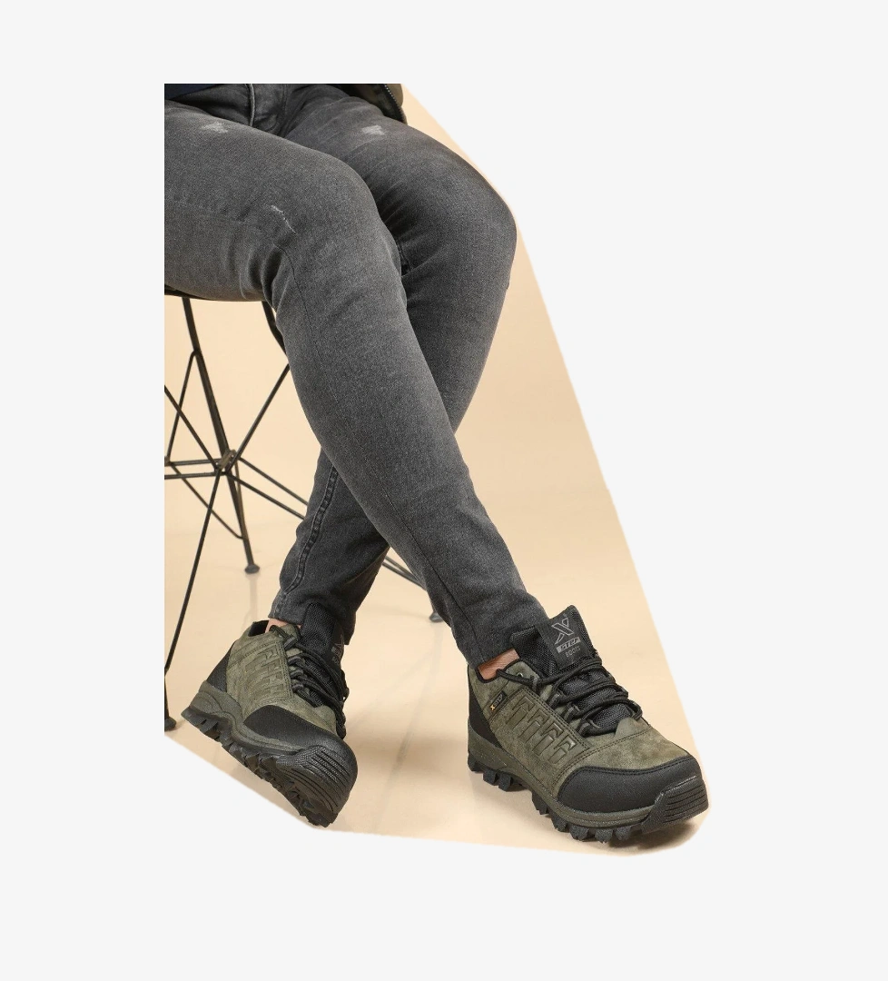 Xstep X-Step X5 Haki Kışlık Traking Erkek Kısa Bot Ayakkabı model görseli