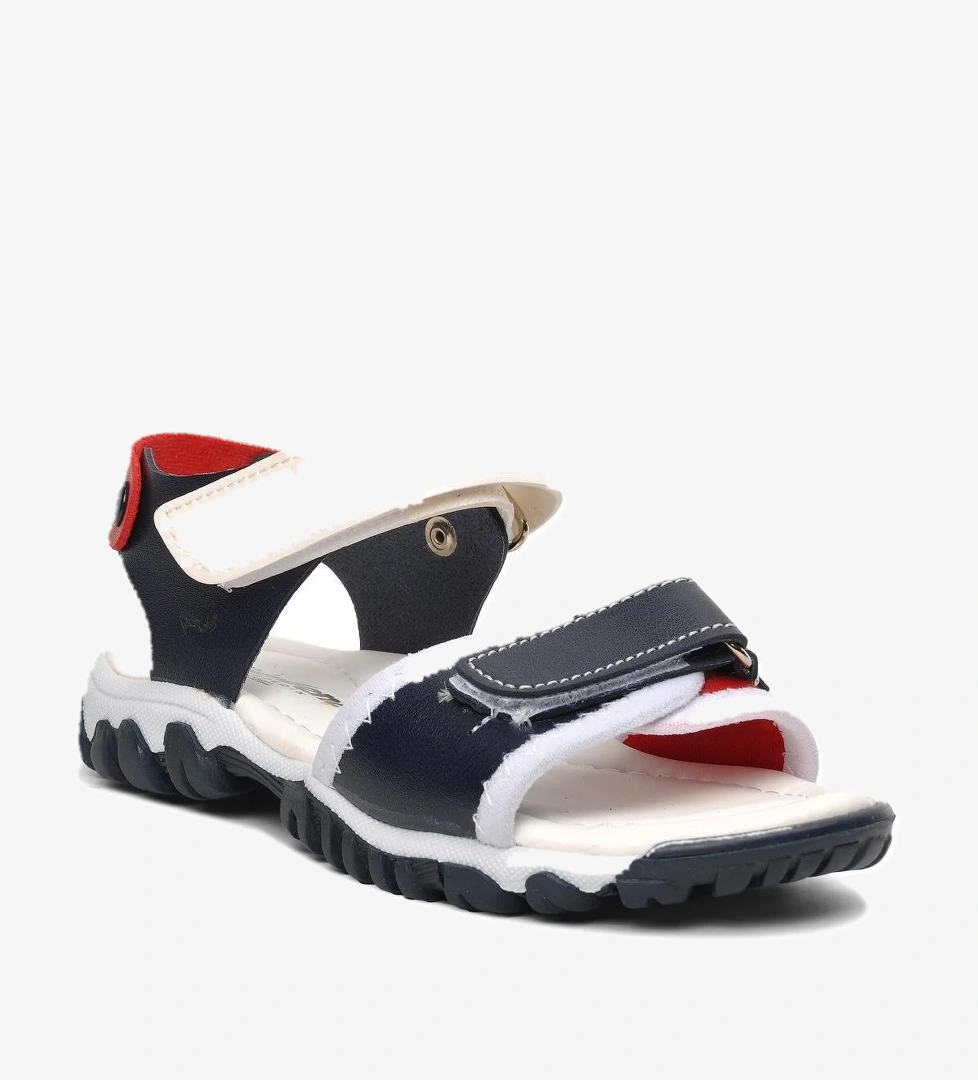 22Y06 Lacivert-Kırmızı-Beyaz Erkek Çocuk Sandalet