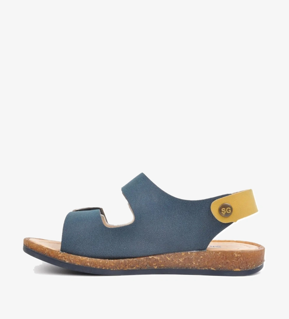 Şiringenç 006 Lacivert-Mavi Çocuk Sandalet - Görsel 1