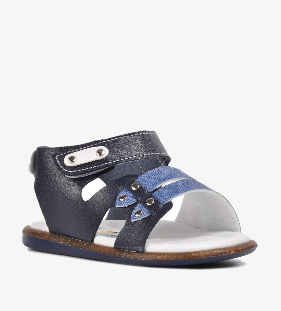 Şiringenç 210107 Lacivert-Hardal Comfort Erkek Çocuk Sandalet