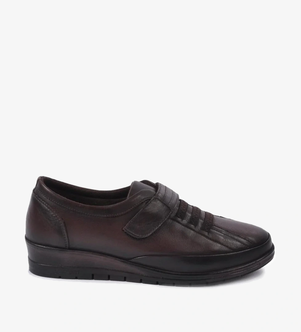 Voyager 7679 Kahve Siyah Kadın Hakiki Deri Günlük Ayakkabı model görseli