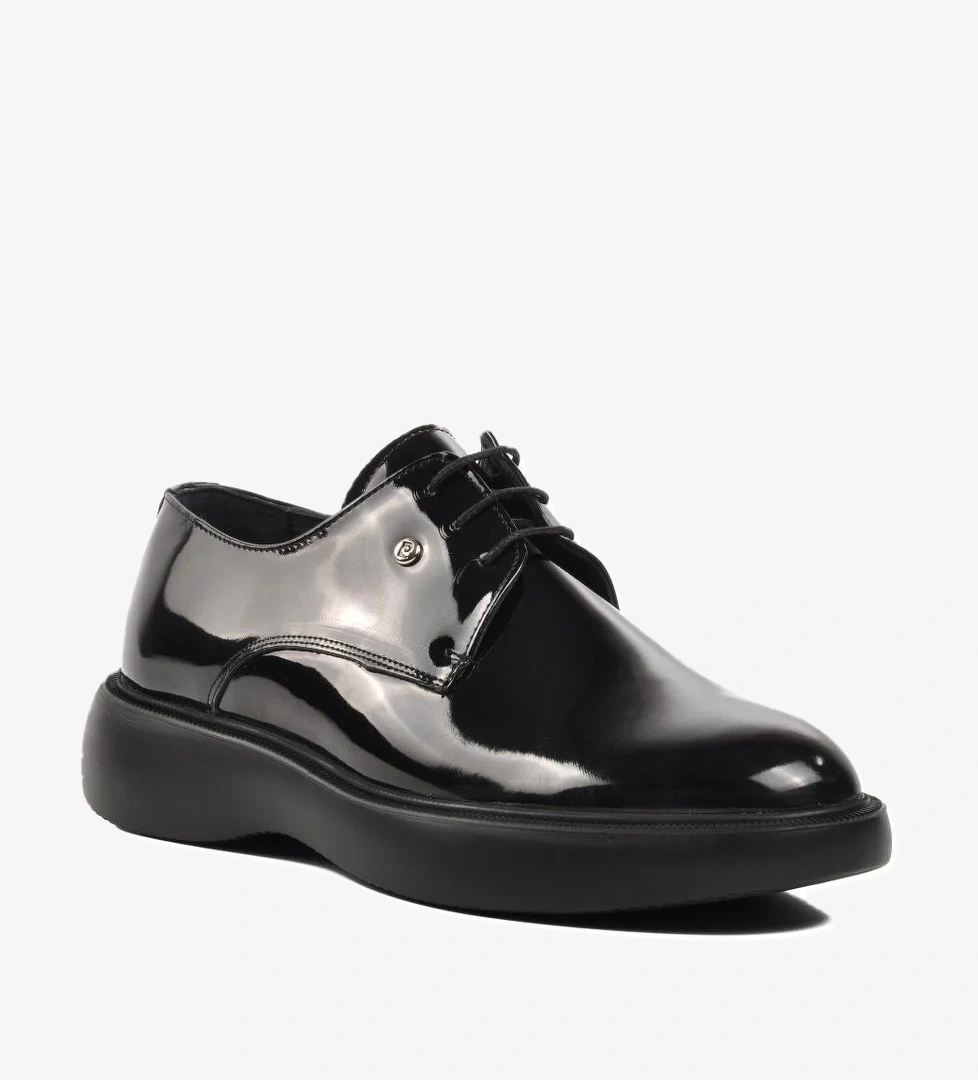 Pierre Cardin 70914 Siyah Rugan Hakiki Deri Erkek Casual Ayakkabı model görseli