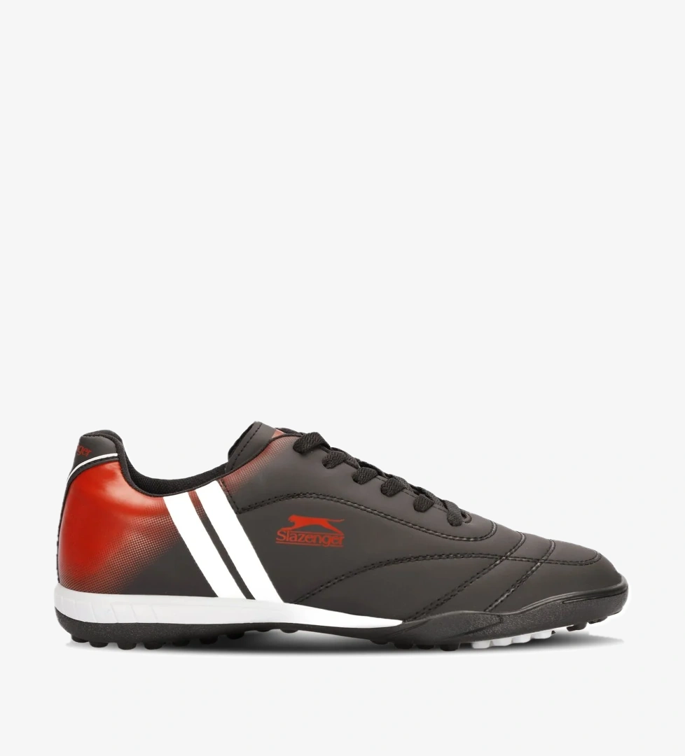 MARK HS Futbol Erkek Halı Saha Ayakkabı Siyah / Beyaz / Kırmızı