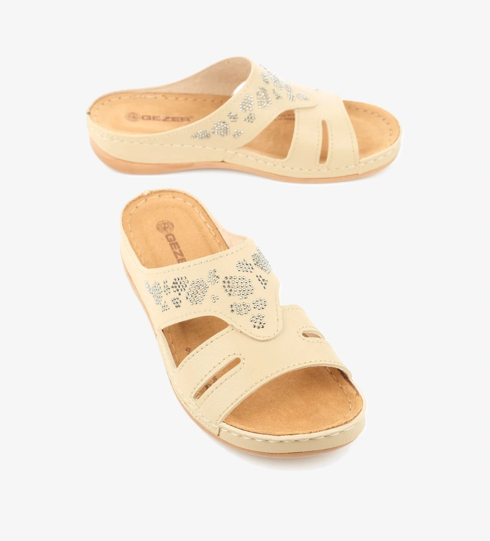 Yazlık Kadın Suni Deri Koleksiyon Terlik - Görsel 1