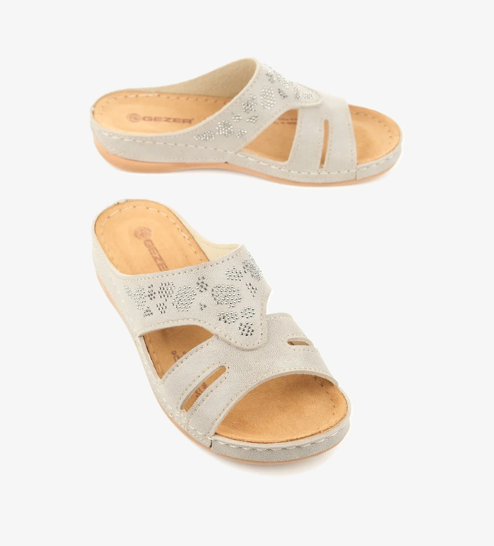 Yazlık Kadın Suni Deri Koleksiyon Terlik - Görsel 1