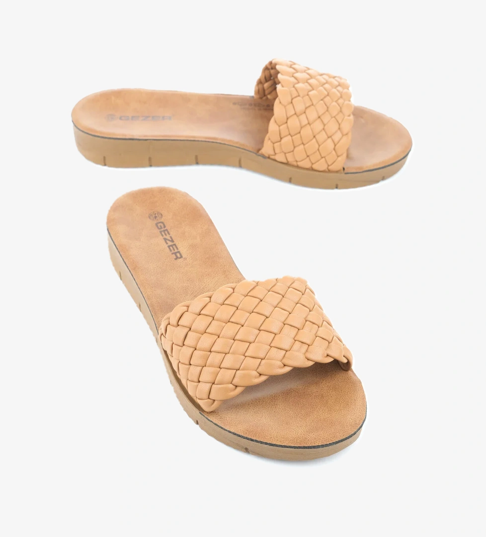 Gezer Gezer Taba Yazlık Suni Deri Kadın Terlik Sandalet & Terlik | Flo Taba - 1. görsel