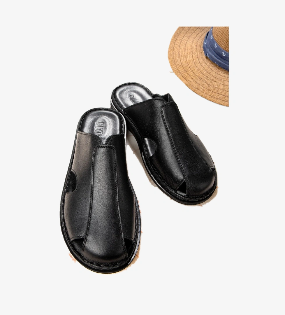 Ducavelli Stan Hakiki Deri Erkek Terliği, Terlik, Ortopedik Taban Hafif Ter model görseli