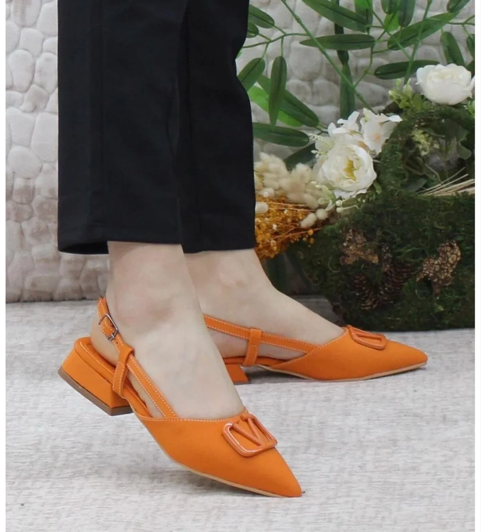 01-902 V Toka Kadın Babet Ayakkabı