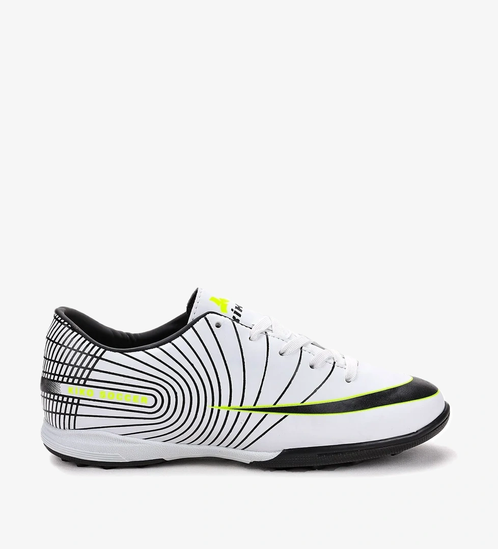 130 Halı Saha Erkek Çocuk Futbol Ayakkabı Beyaz - Yeşil