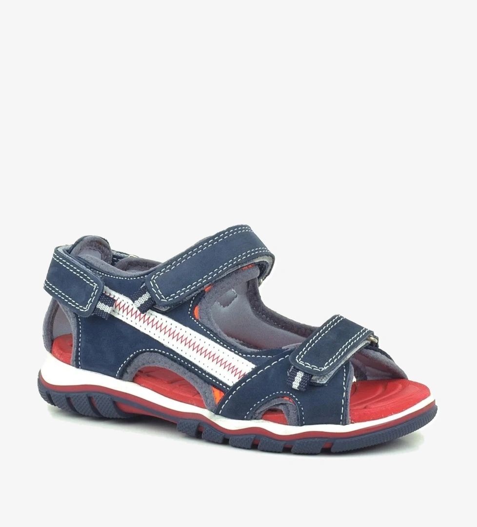 Rakerplus Hakiki Deri Lacivert Outdoor Erkek Çocuk Sandalet model görseli