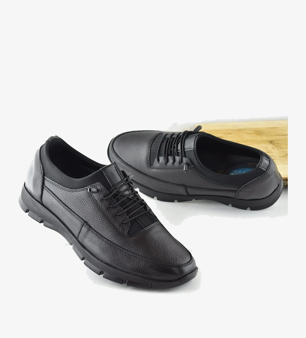 Ayakkabı Burada 325a Tam Ortopedik Topuk Masajlı Taban Erkek Ayakkabı Hakiki Deri Mevsimlik Ayakkabı