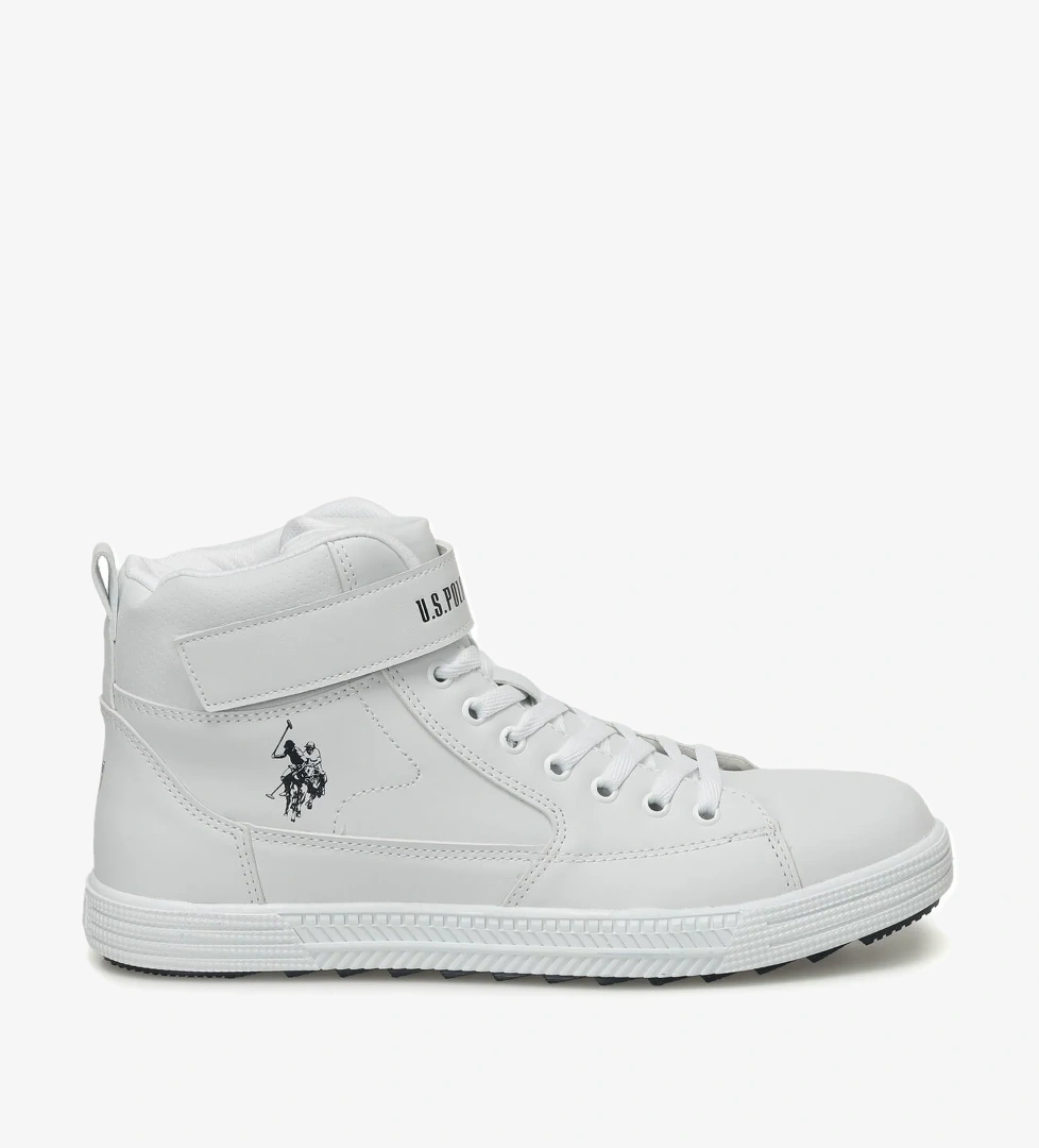 U.S. Polo Assn. ASTA HI 3PR Beyaz Erkek High Sneaker - Görsel 1
