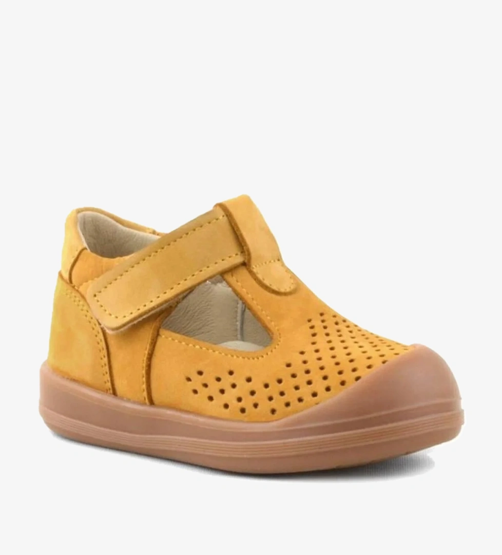 Rakerplus Shaun Hakiki Deri Taba Cırtlı Anatomik Bebek Sandalet model görseli