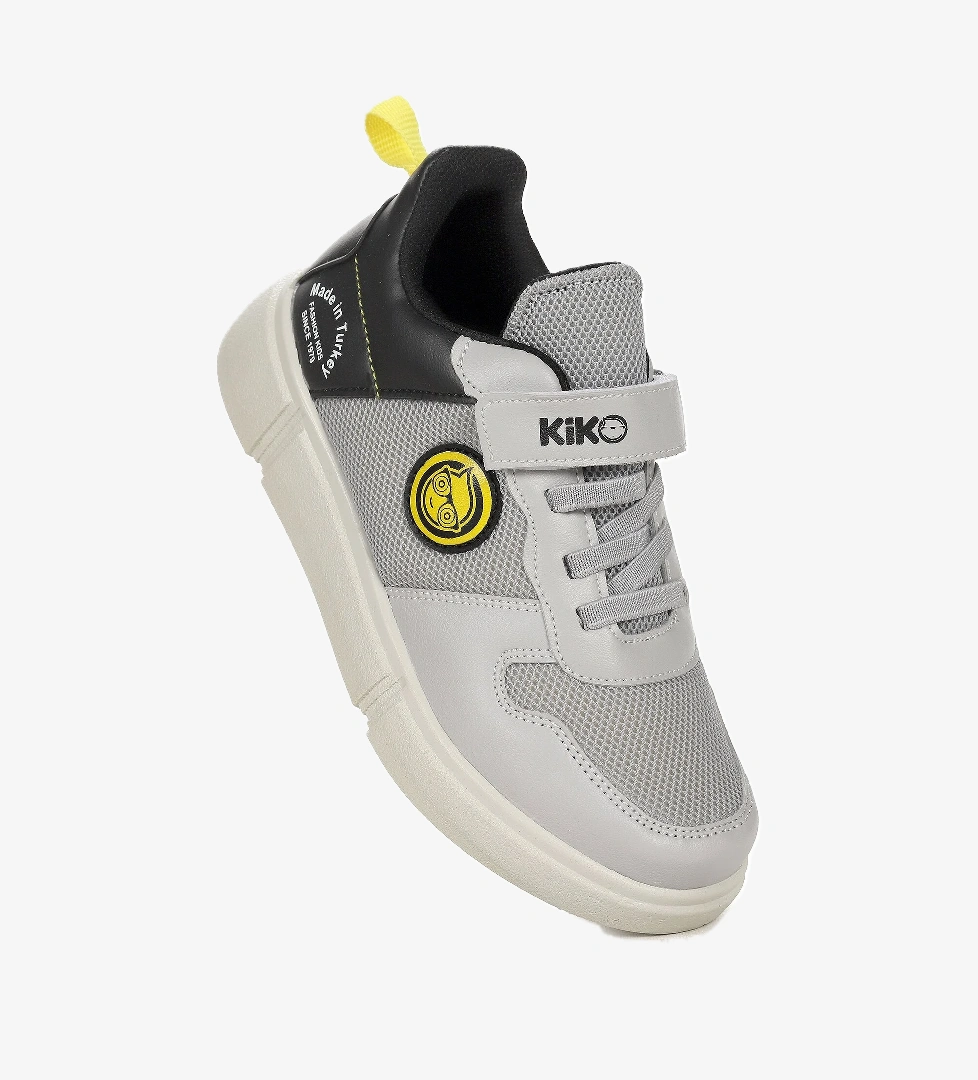 Nicce Cırtlı Fileli Erkek Çocuk Spor Ayakkabı Buz - Siyah