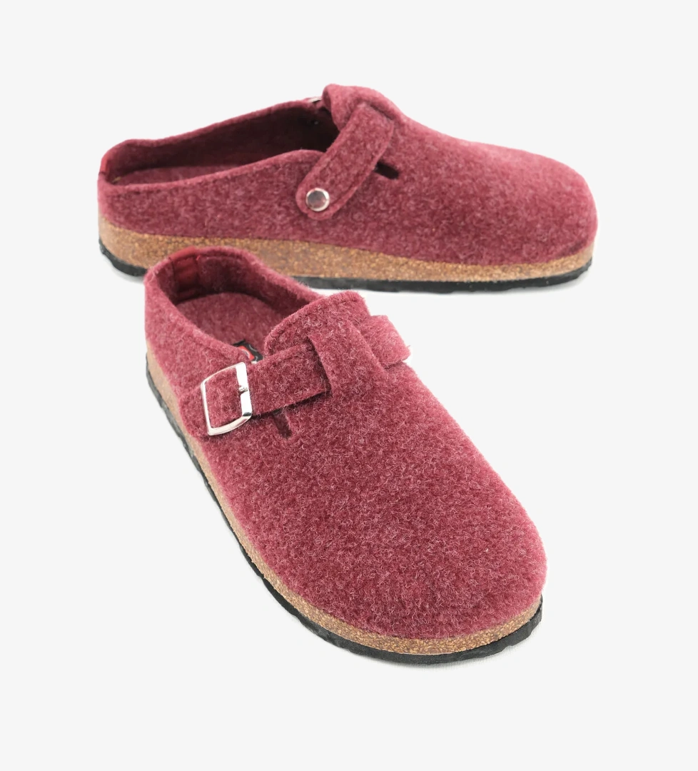 Kışlık Mantar Taban Tokalı Ayarlanabilir Ev Bahçe Kadın Terlik - Görsel 1