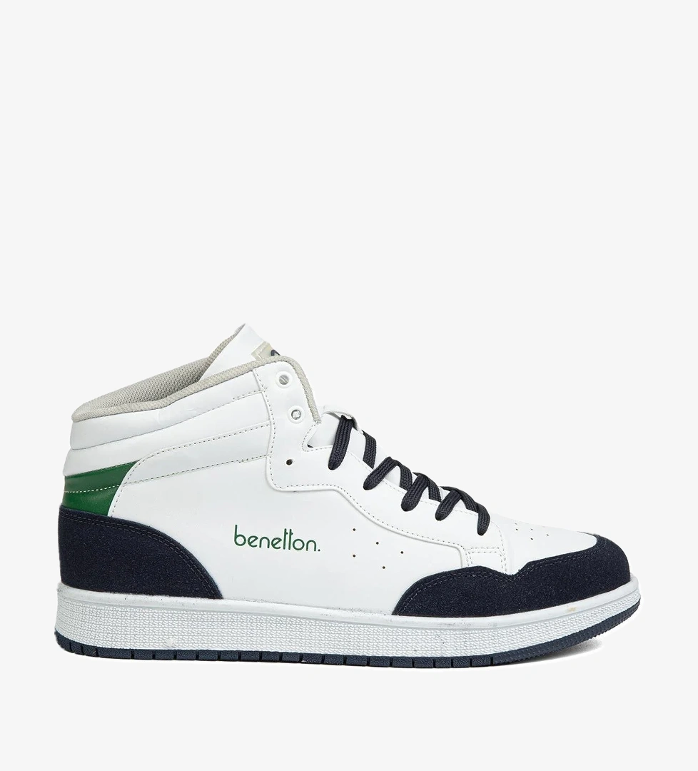 ® | BN-30869 - 3471 Beyaz Lacivert - Erkek Spor Ayakkabı - Görsel 1