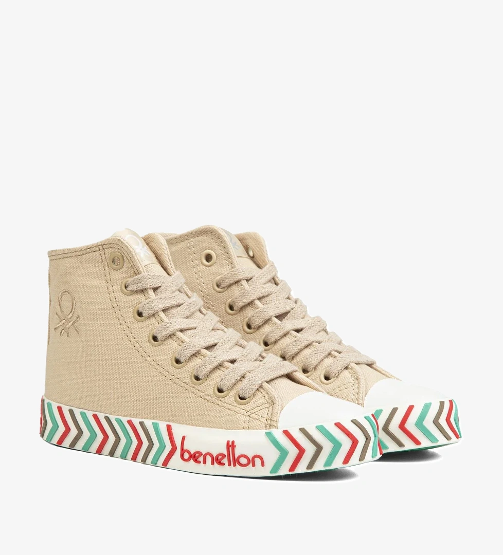 ®| BN-90625- Bej - Kadın Spor Ayakkabı