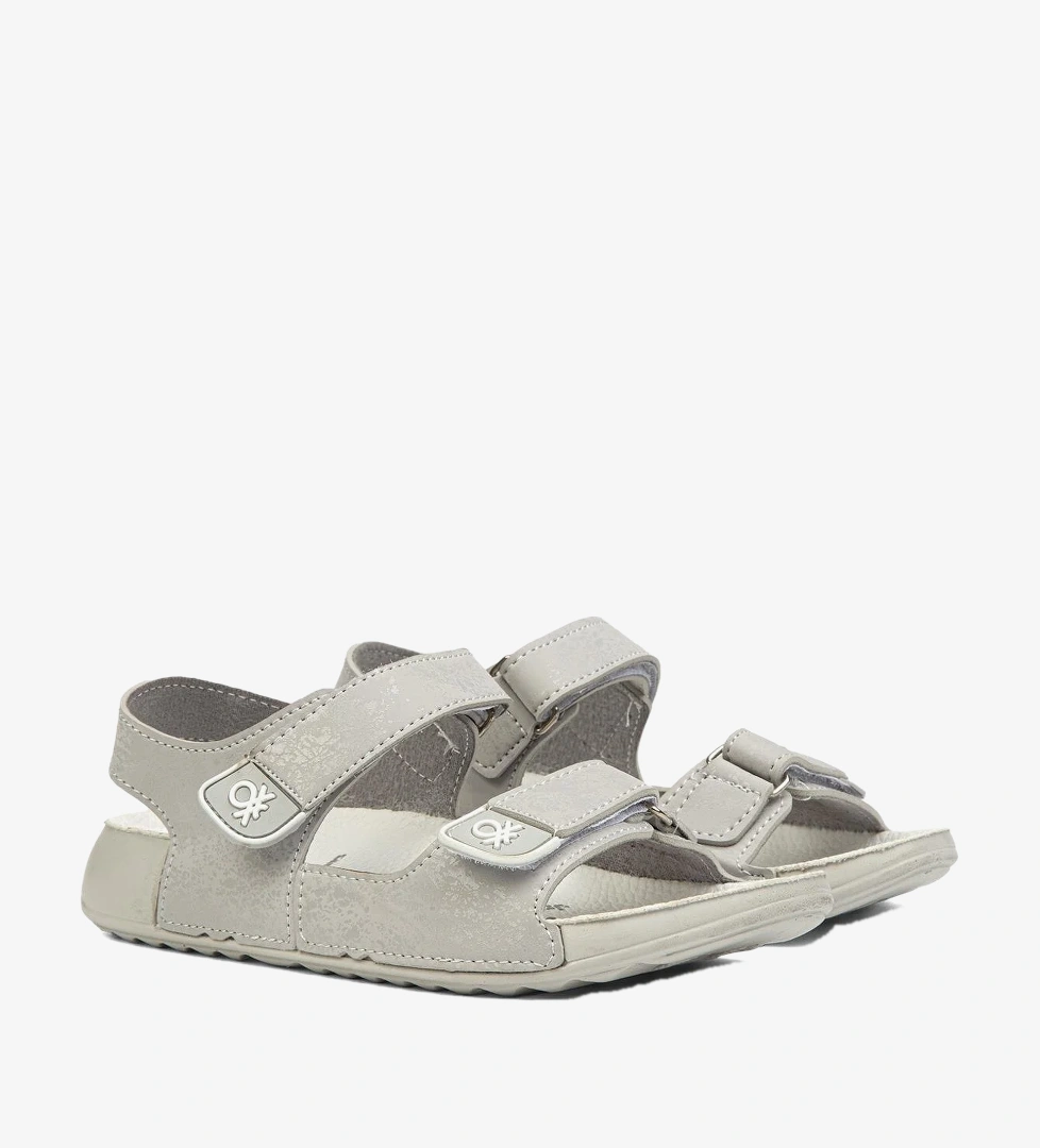 Benetton Benetton ® | BN-1238- Gri - Çocuk Sandalet Flo'da! Gri - 1. görsel