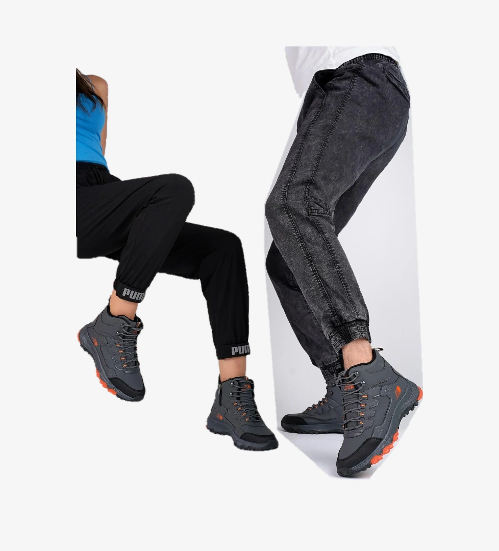 Alaska Unisex Garantili Trekking Outdoor Bağcıklı Yandan Fermuarlı Kışlık Bot