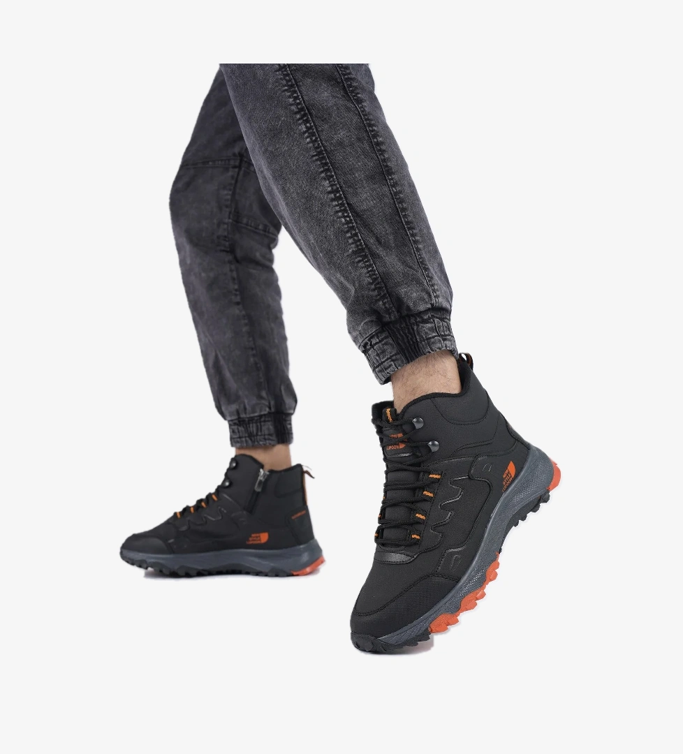 Alaska Unisex Garantili Trekking Outdoor Bağcıklı Yandan Fermuarlı Kışlık Bot