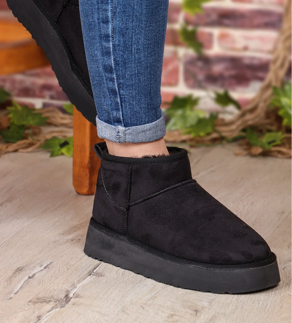 Pierre Cardin Pierre Cardın 52709 Ug Kısa Süet Kürklü Spor Kadın Bot model görseli