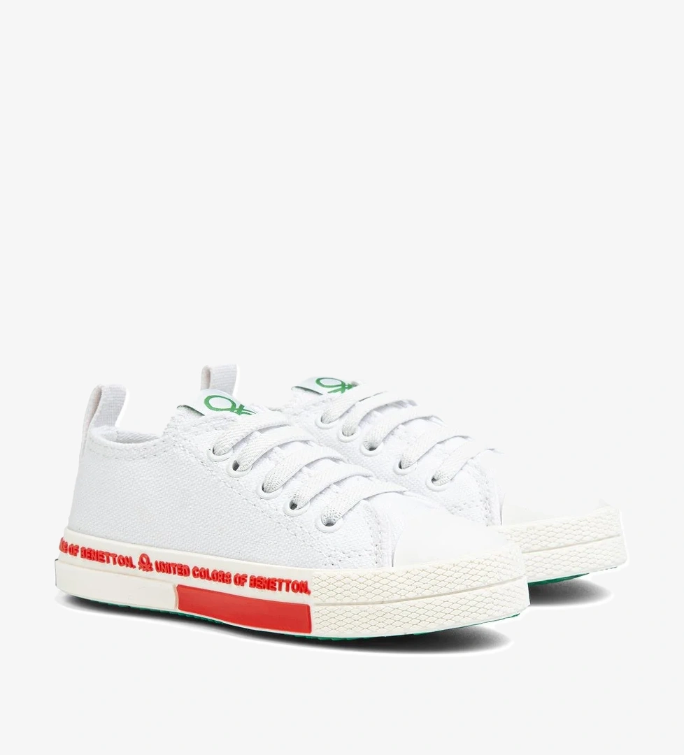 ® | BN-30978- Beyaz Kirmizi - Çocuk Spor Ayakkabı