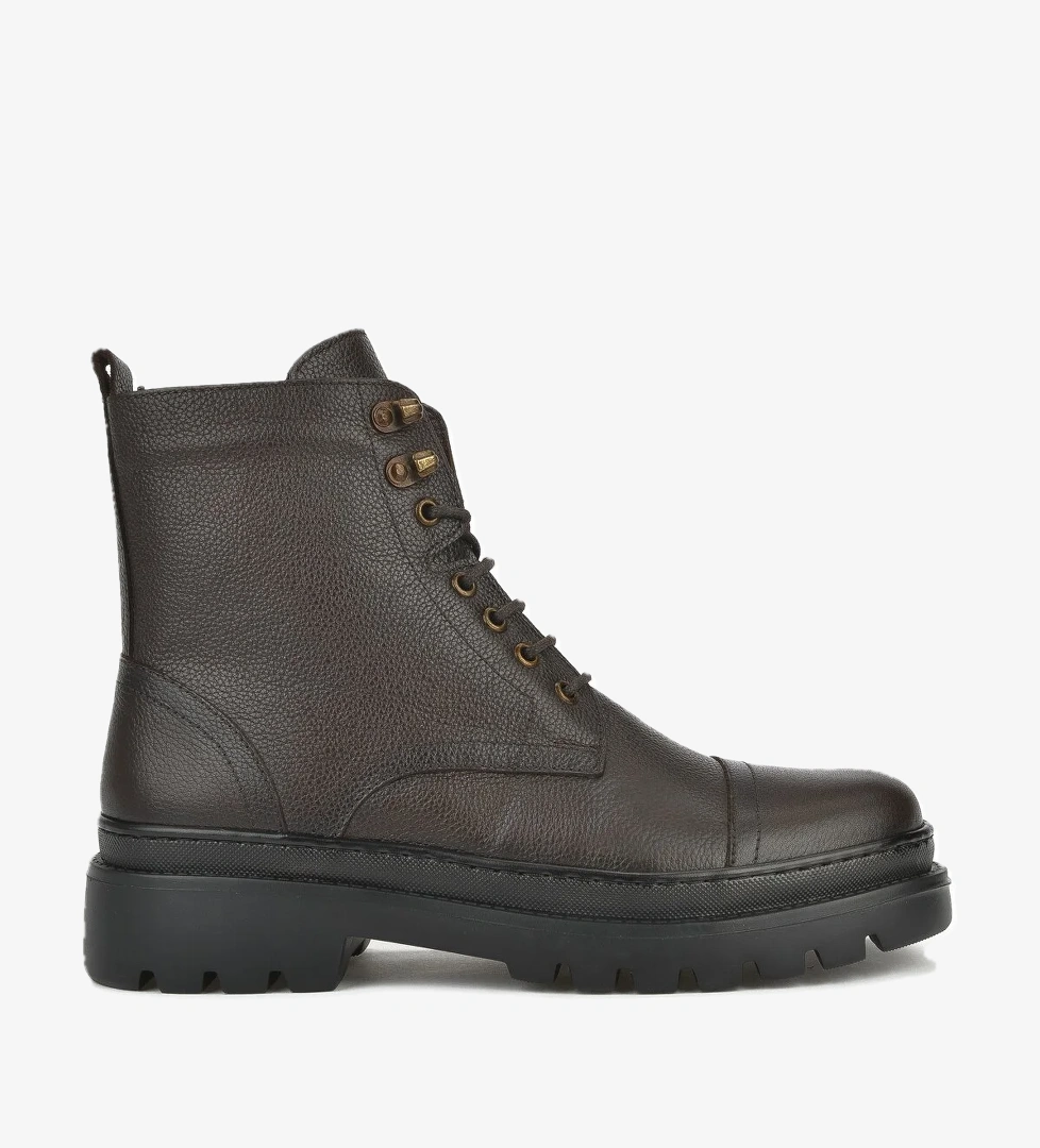 Erkek Hakiki Deri Bot 14319Z77184 Kahve - Görsel 1