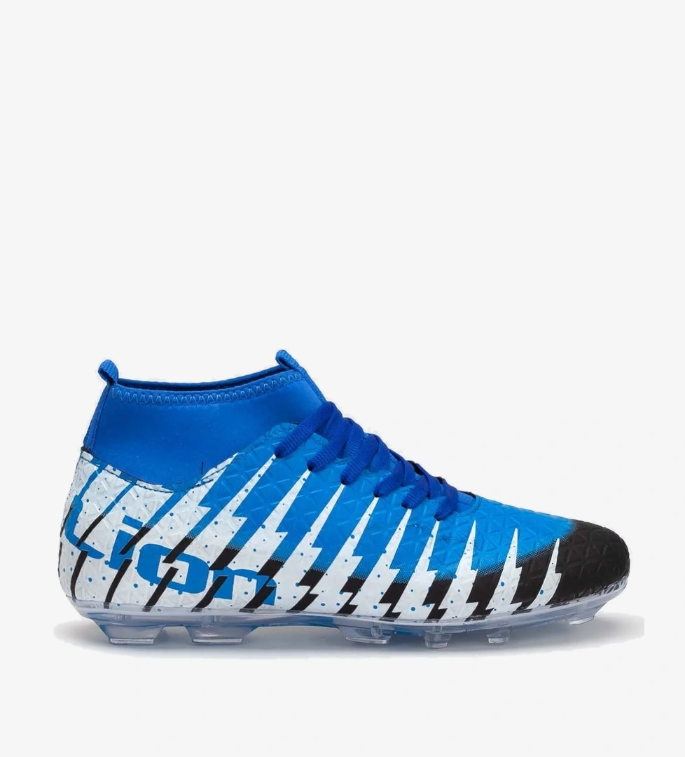 Unisex Çoraplı Krampon Futbol Ayakkabısı Siyah Sax