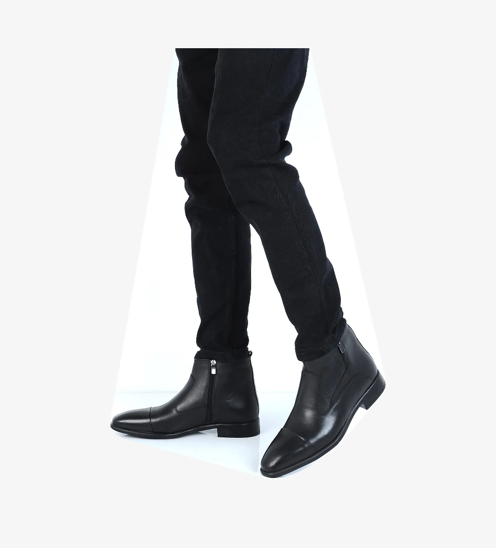 Crisso Crısso B429 Kauçuk %100 Deri Erkek Bot Ayakkabı model görseli