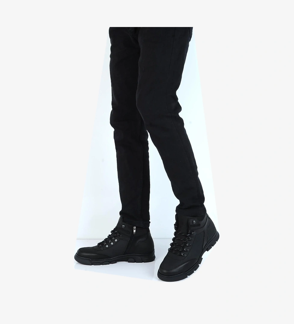 Tardelli 3673 Kaçuk Kürklü Erkek Deri Bot