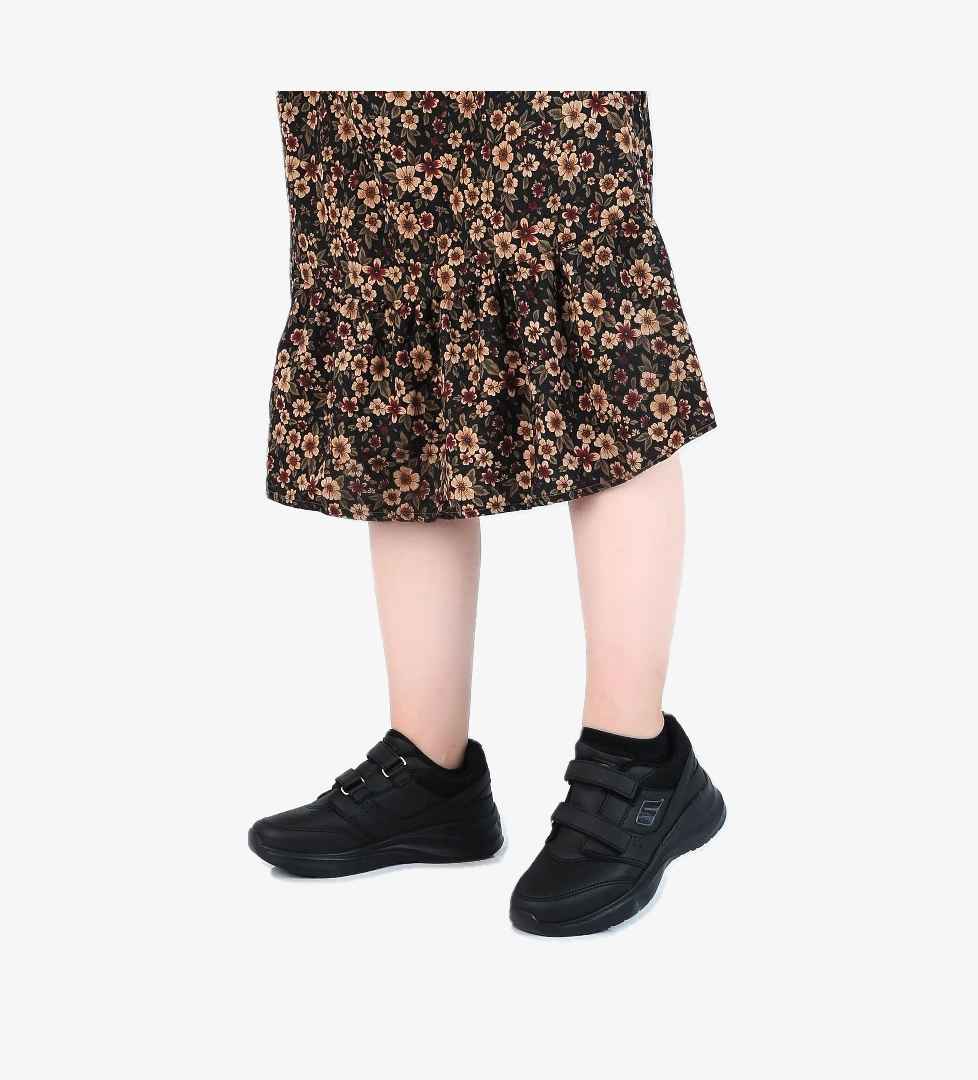 M.p MP 232-1307ZN Siyah Cırtlı Kadın Sneaker Spor Ayakkabı model görseli